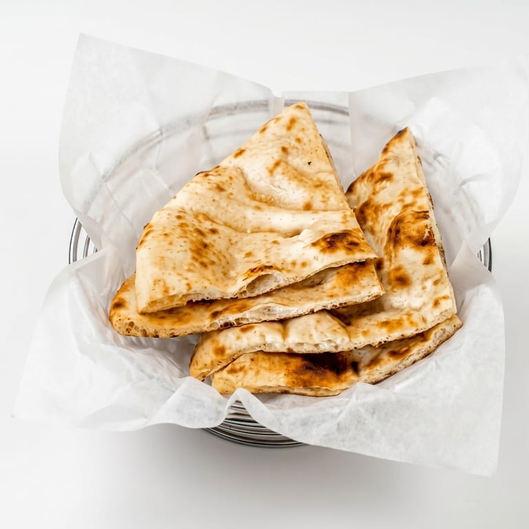 Savor our butter naan